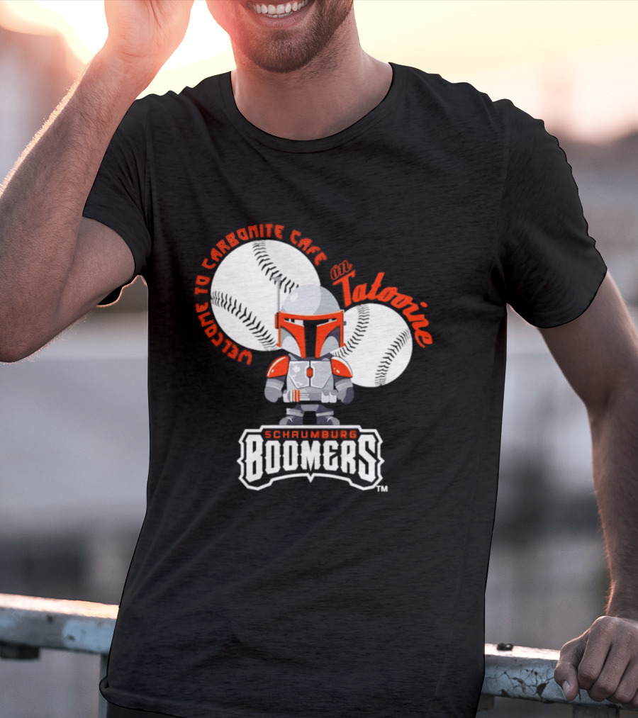 Schaumburg Boomers Welcome To Carbonite Cafe On Tatooine T-Shirt