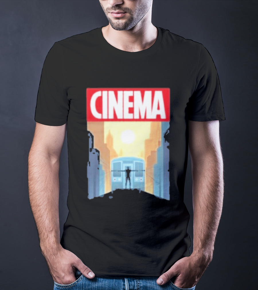 Screencrush Cinema Spidey Subway Sunset Scene T-Shirt