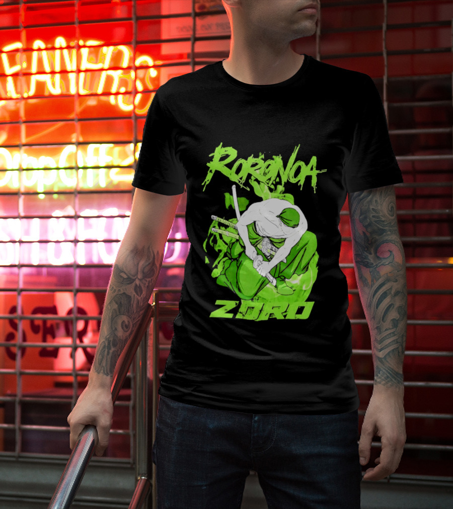 Roronoa Zoro Tonal One Piece Anime T-Shirt