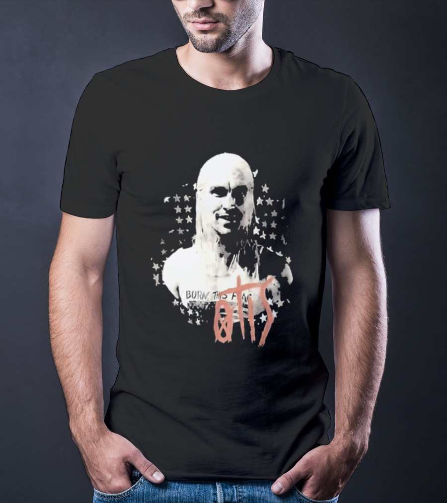 House Of 1000 Corpses Otis Rob Zombie Stars 2 Sided T-Shirt