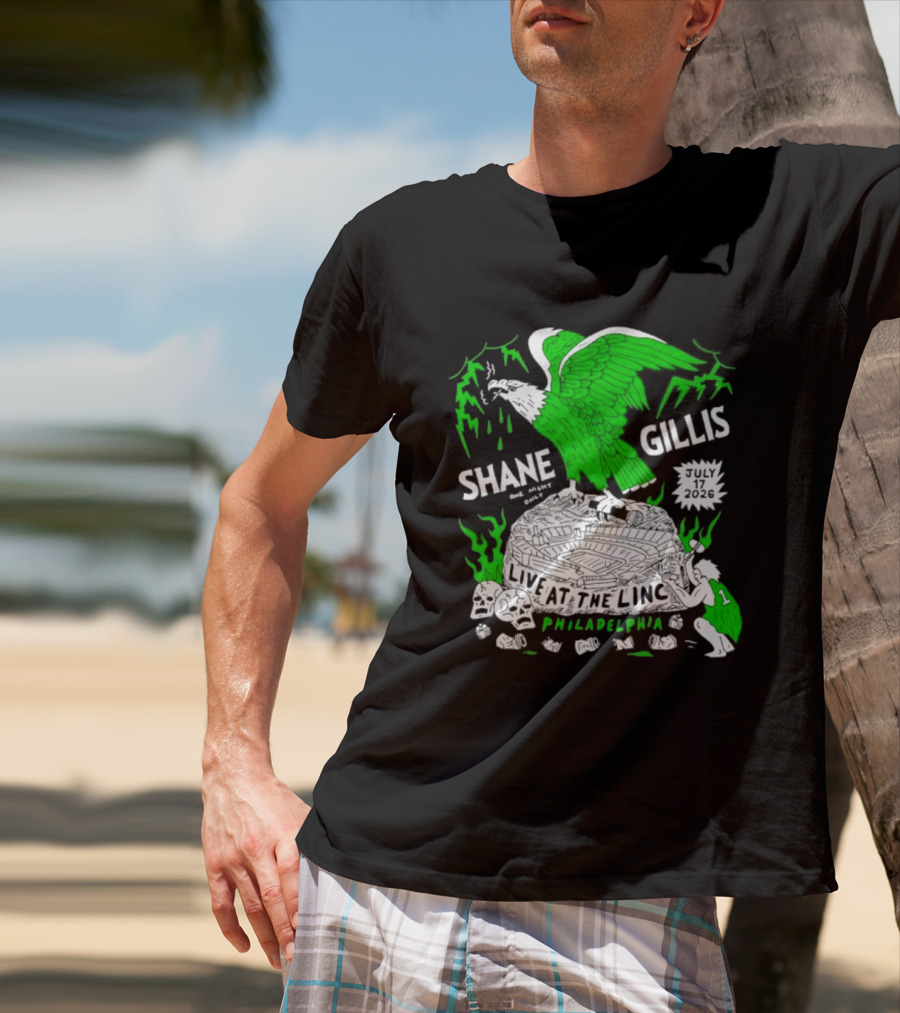 Shane Gillis Live At The Linc Philadelphia July 17 2026 Eagle T-Shirt