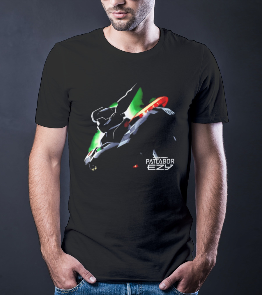 Patlabor EZY Mecha Anime Robot Headgear Dynamic T-Shirt