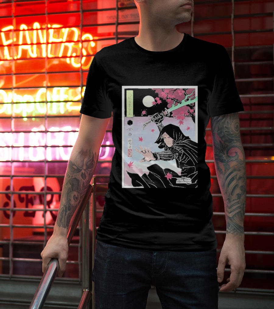 Star Wars Celebration Japan 2025 Luke Skywalker Samurai Art Final Reveal T-Shirt