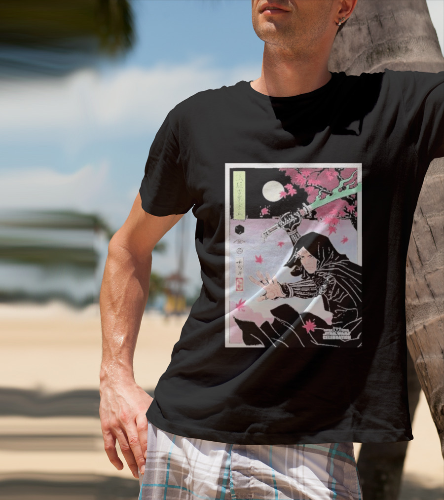 Star Wars Celebration Japan 2025 Luke Skywalker Samurai Art Final Reveal T-Shirt