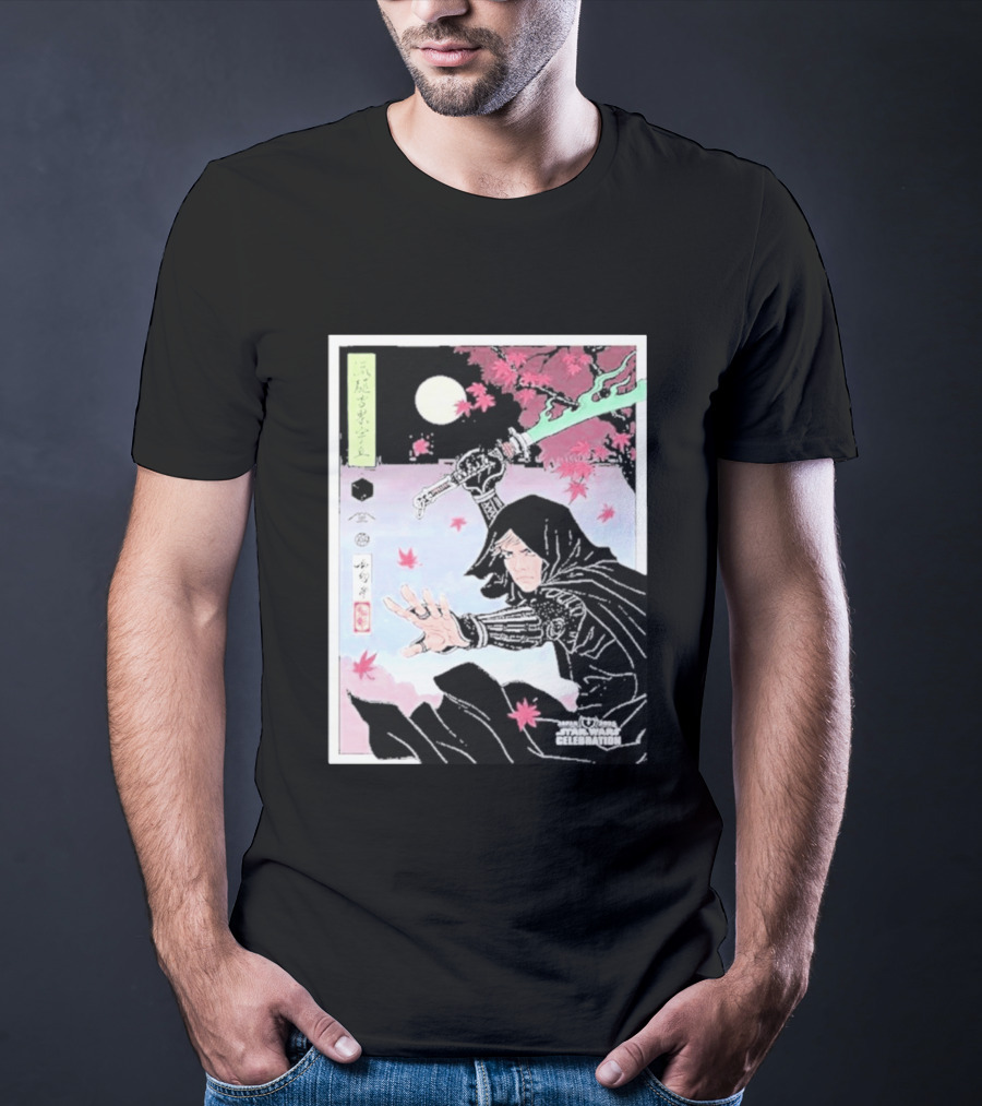 Star Wars Celebration Japan 2025 Luke Skywalker Samurai Art Final Reveal T-Shirt