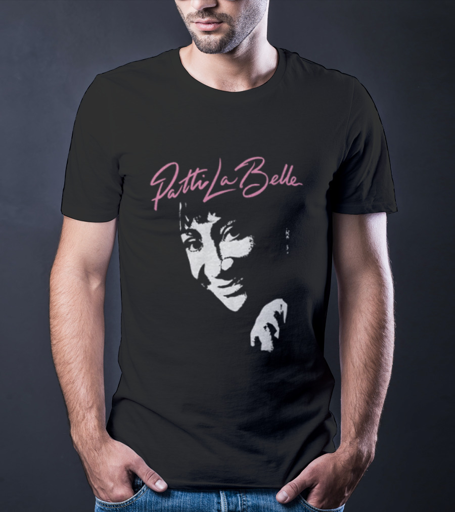 Patti LaBelle Signature Pink Name White Face T-Shirt