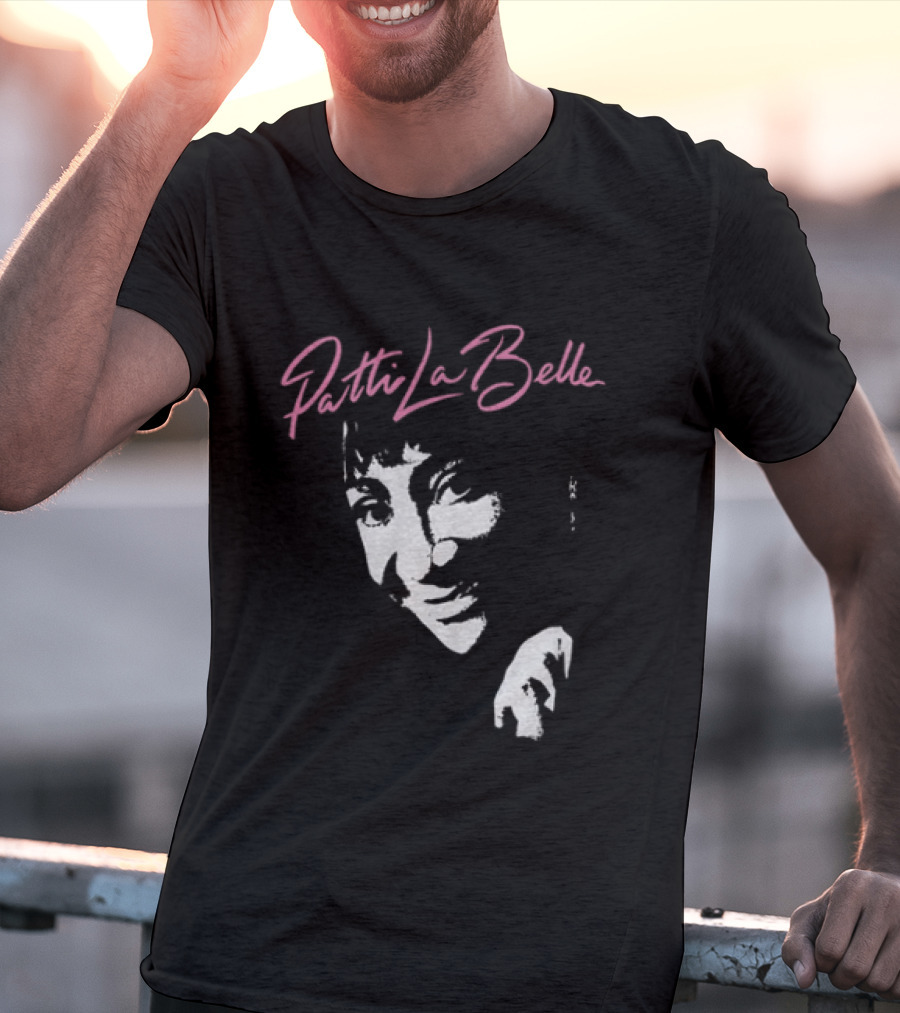 Patti LaBelle Signature Pink Name White Face T-Shirt