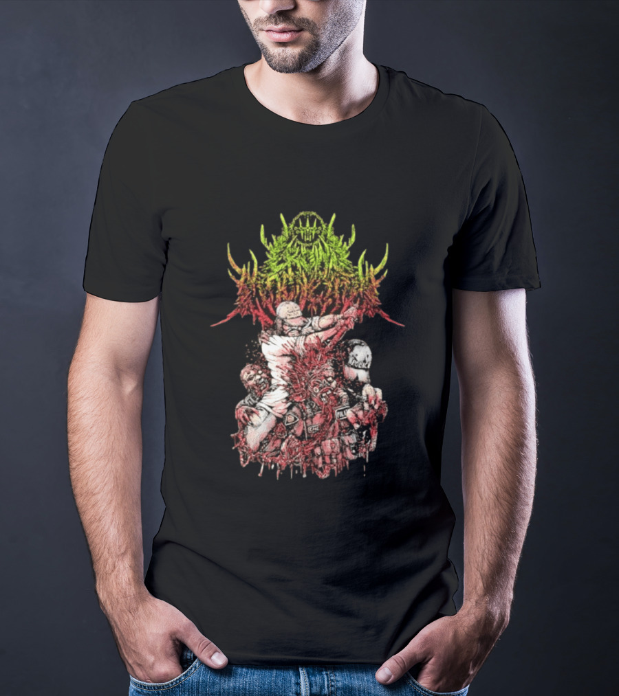 Police Brutality Zombie Death Metal Gore T-Shirt
