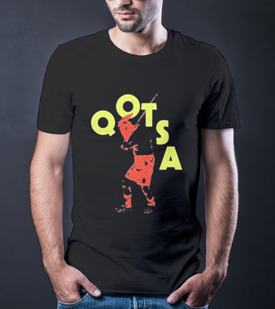 Queens Of The Stone Age QOTSA Executioner Bold Red Yellow T-Shirt
