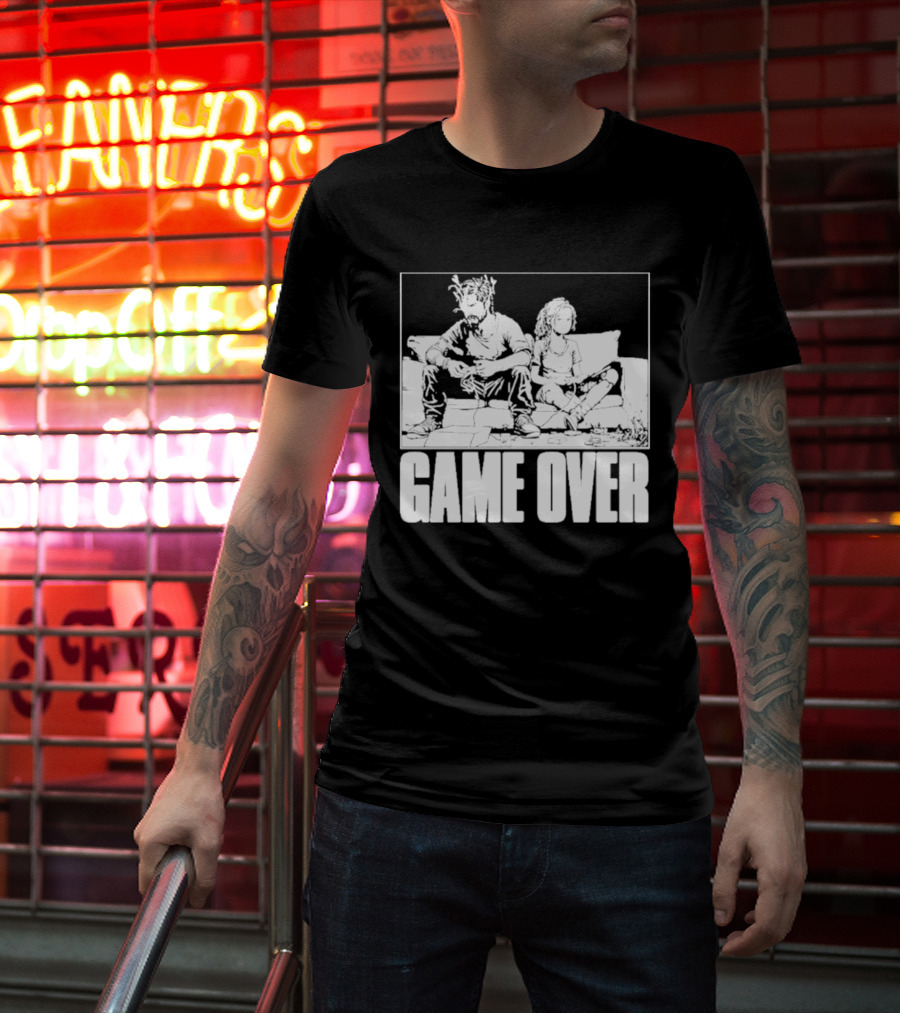 The Reel Rejects TLOU Game Over Couch Scene T-Shirt