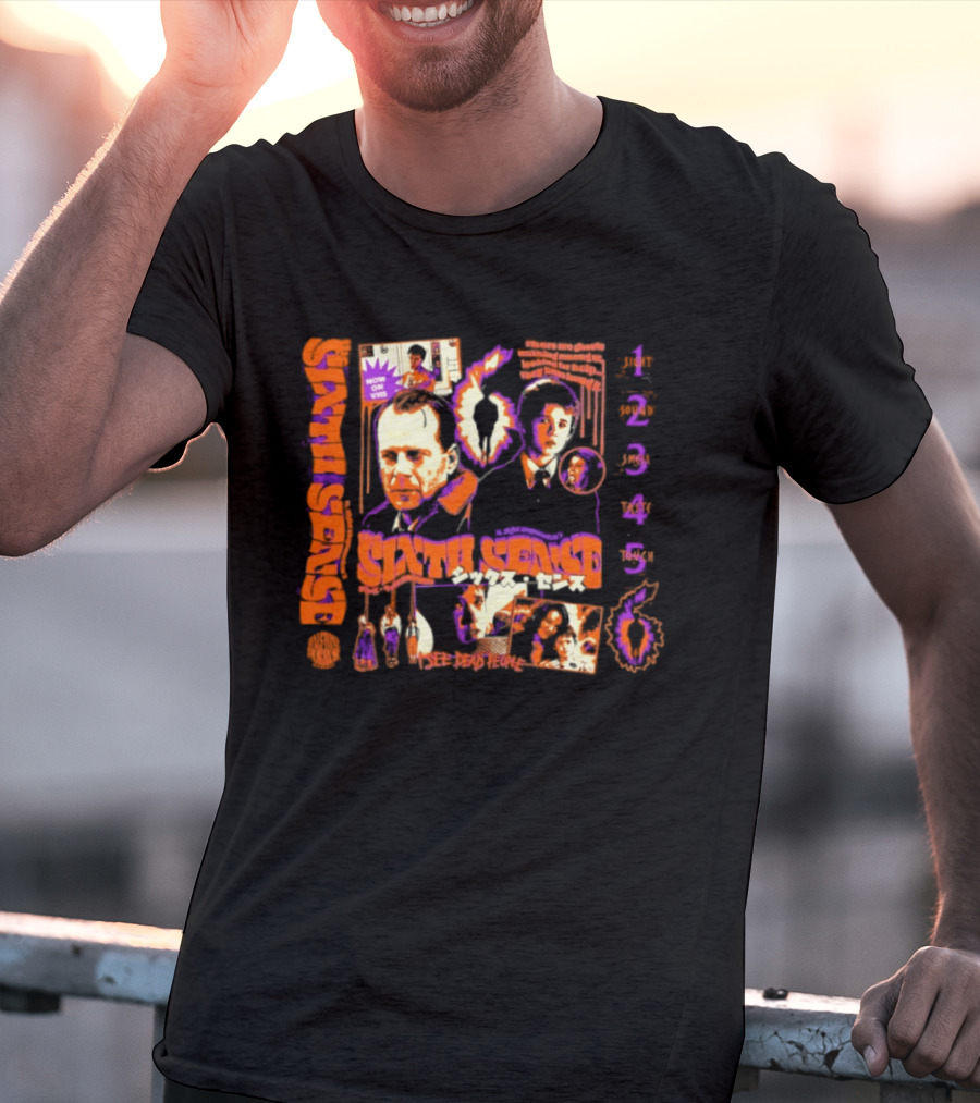 The Sixth Sense I See Dead People Movie With Characters T-Shirt