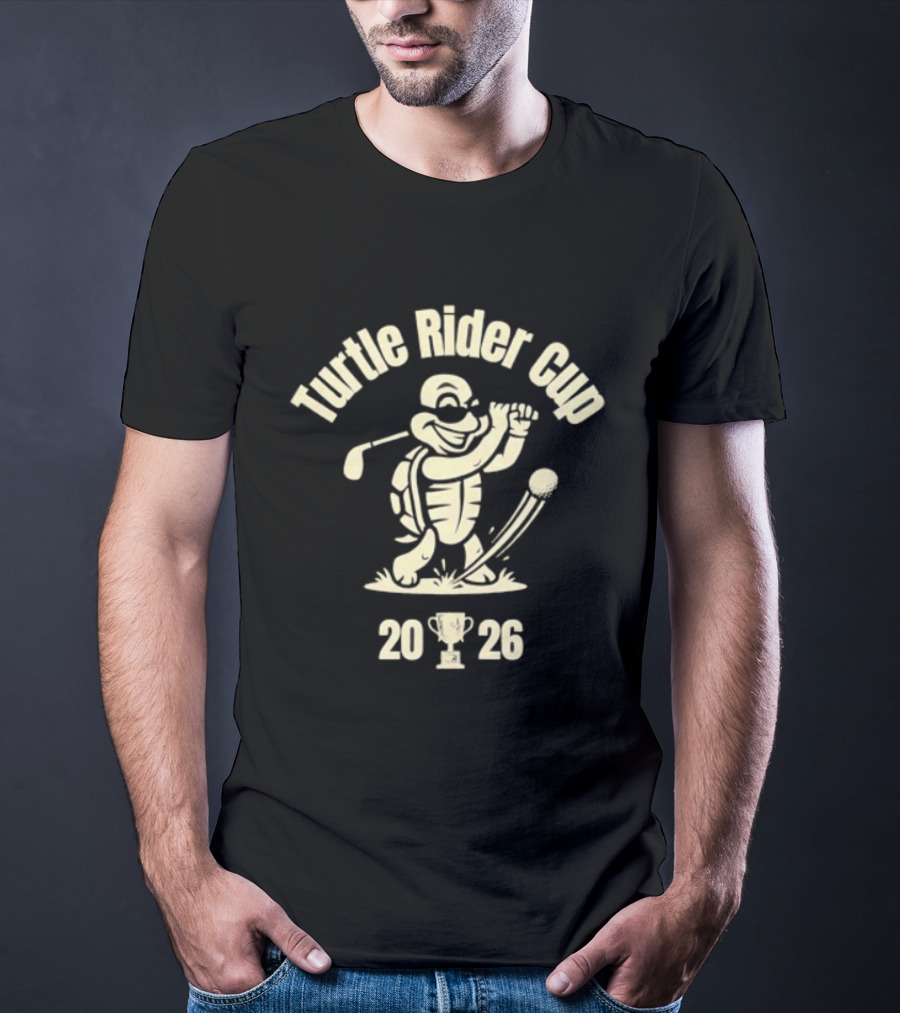 Turtle Rider Cup 2026 Golfing Turtle Event T-Shirt