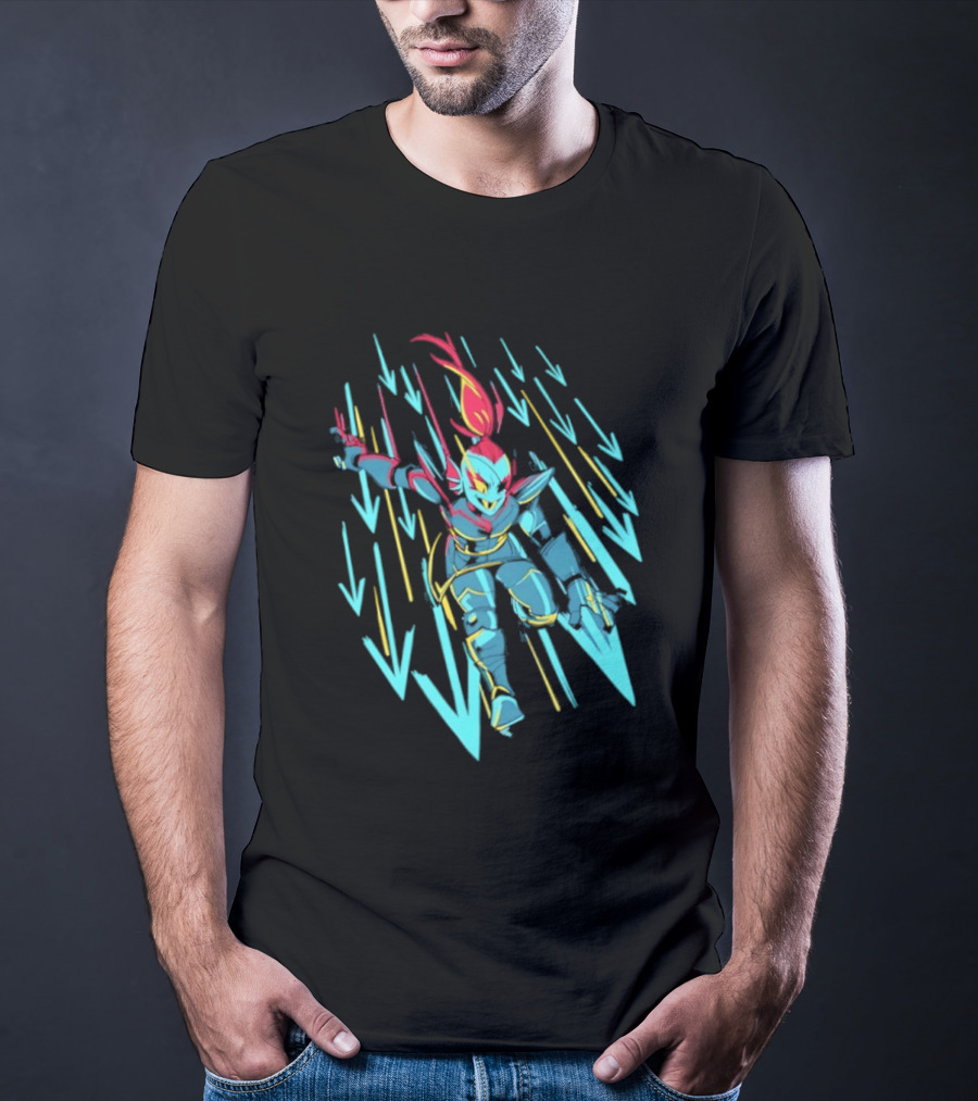 Undyne Onslaught 10th Anniversary Undertale T-Shirt