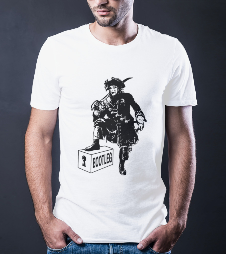 Bootleg The Garden Ghosts Spirits Shades Spectres Apparitions Pirate 2 Sided T-Shirt