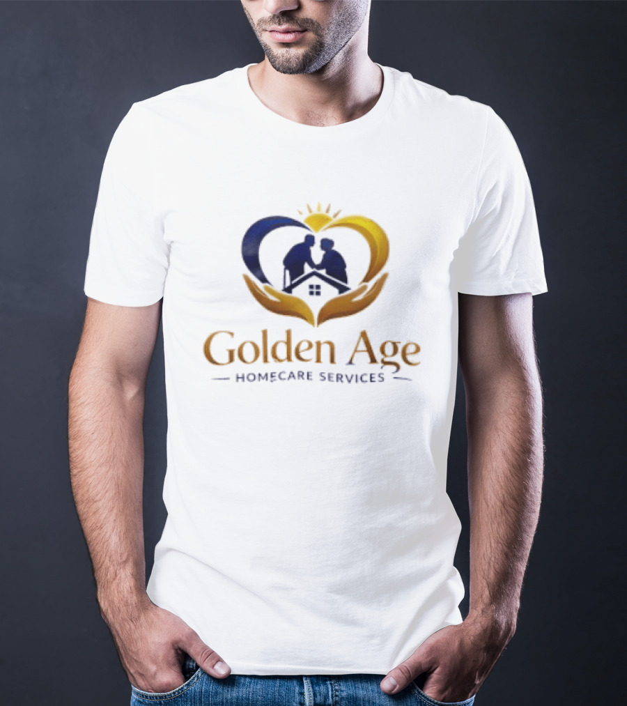 Golden Age Homecare Services Elderly Care Compassion And Support T-Shirt