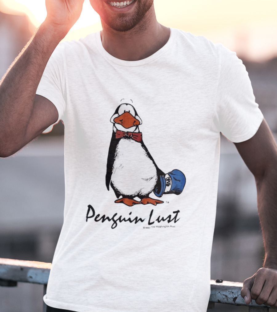 Opus The Penguin Lust 1983 Washington Post T-Shirt