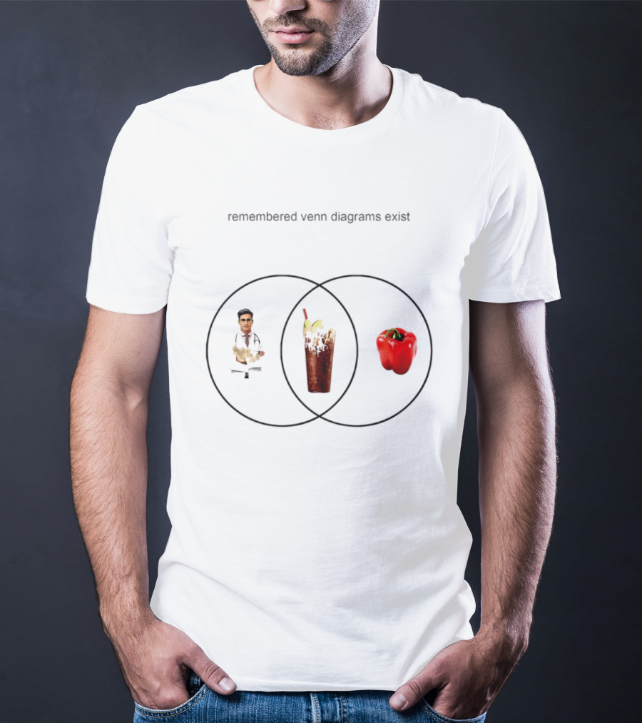 Remembered Venn Diagrams Exist Doctor Pepper Red Pepper Doctor T-Shirt