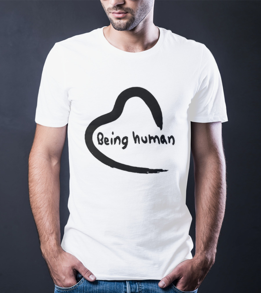 Salman Khan Being Human Heart Logo Coffee T-Shirt
