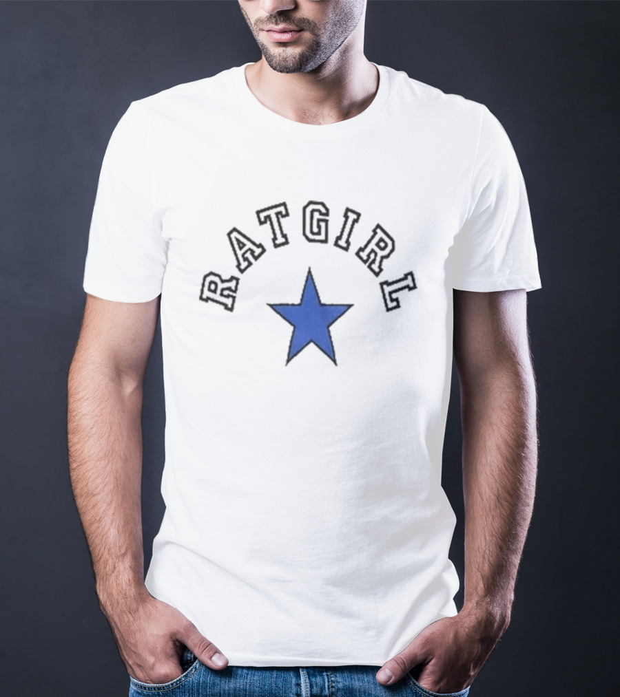 Stray Rats Ratgirl Star Blue T-Shirt