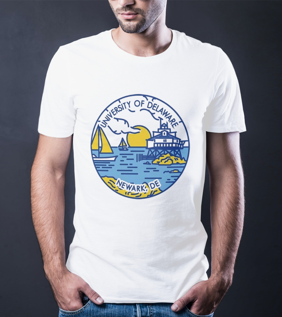 University Of Delaware Newark DE Scenic Coastal Sunset T-Shirt