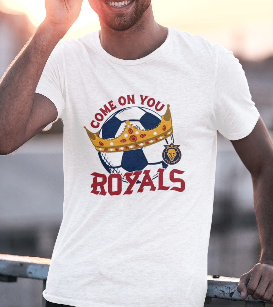 Come On You Royals Soccer Crown Lion T-Shirt