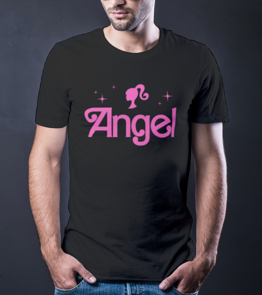 Angel Reese Barbie Crop With Star Accents T-Shirt