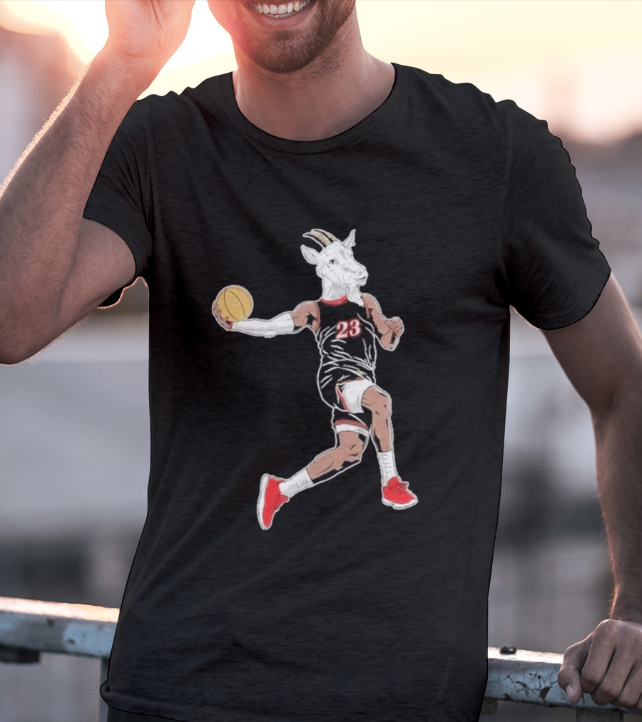 Lebron James 23 Goat Philly Basketball Legend Fan T-Shirt