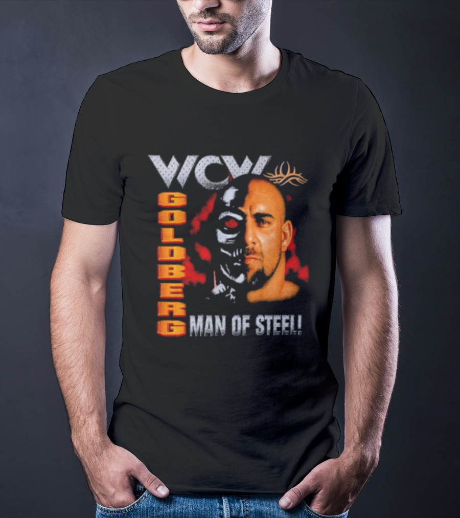 WCW Goldberg Man Of Steel Wrestling T-Shirt