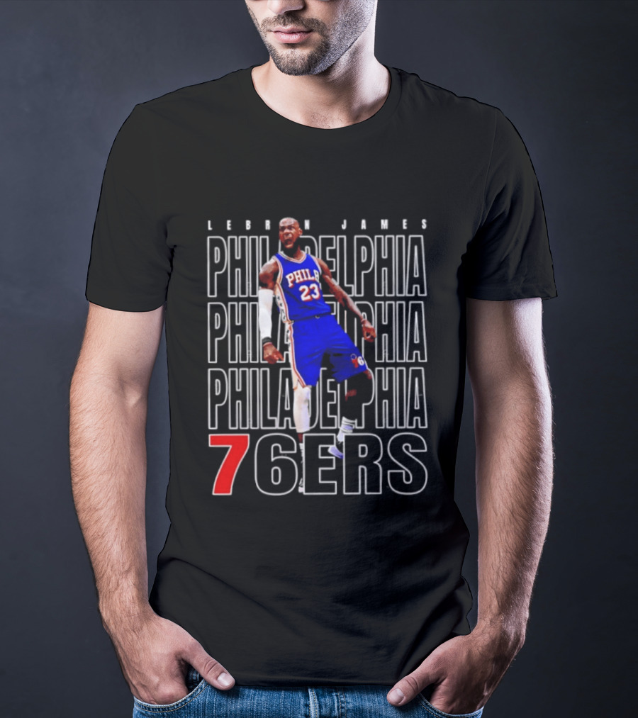 LeBron James Philadelphia 76ers Basketball 2026 T-Shirt