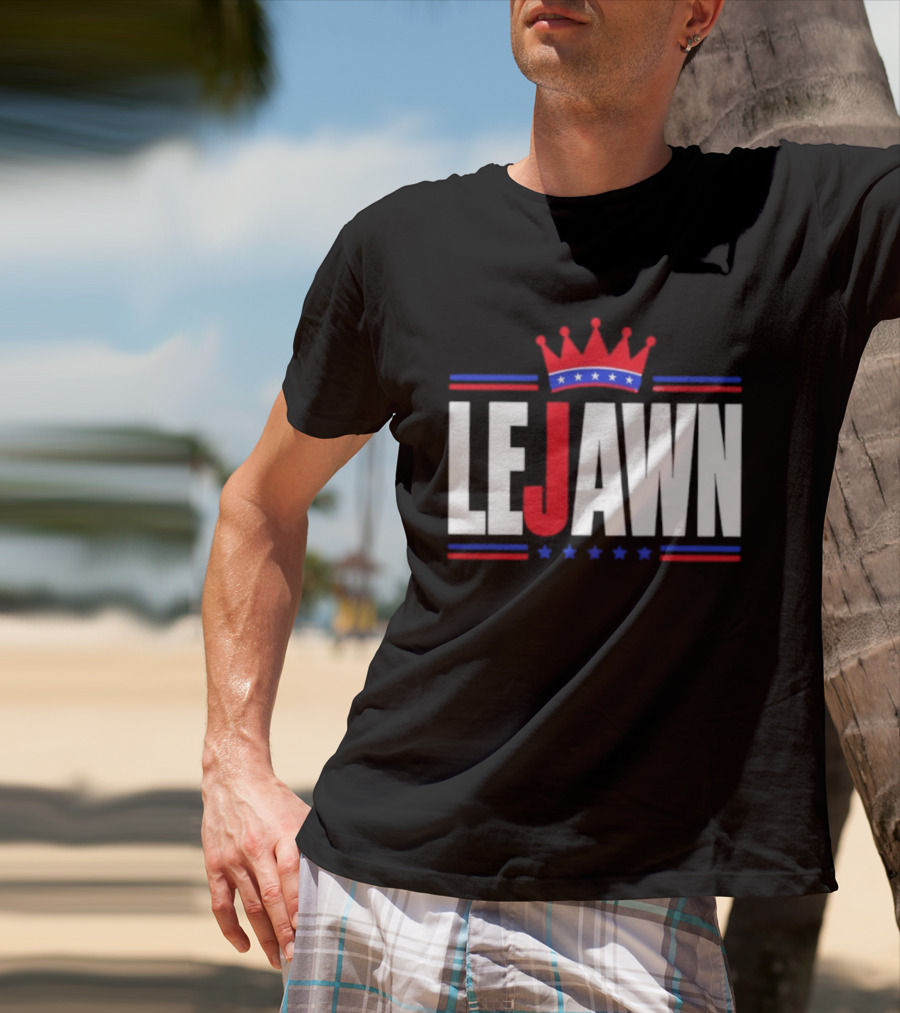 LeJawn King Crown LeBron James Philadelphia 76ers NBA 2026 T-Shirt