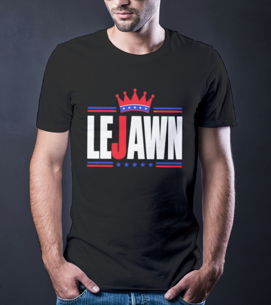 LeJawn King Crown LeBron James Philadelphia 76ers NBA 2026 T-Shirt