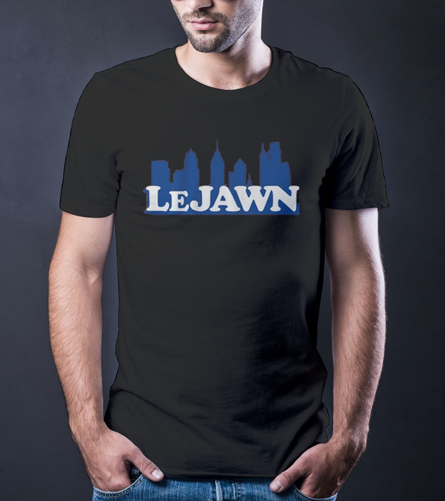 LeJawn Philadelphia 76ers City Skyline T-Shirt