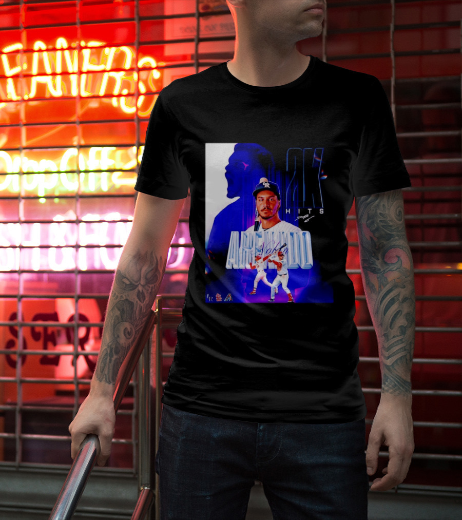 Nolan Arenado 2K Hits Retro Baseball Milestone Celebration T-Shirt