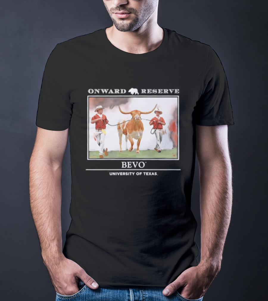 Onward Reserve Bevo University Of Texas Longhorns Football Celebration T-Shirt