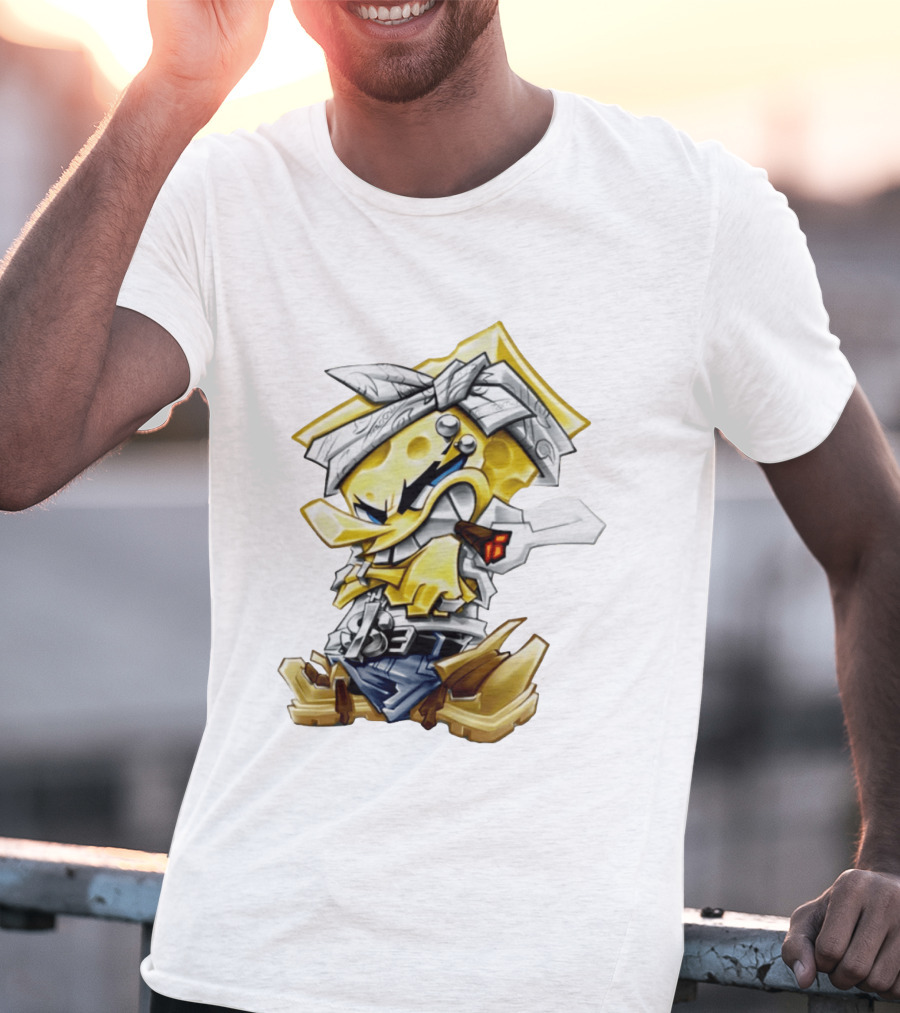 Sponge Squarepants Gangster Bandana Style Graffiti T-Shirt