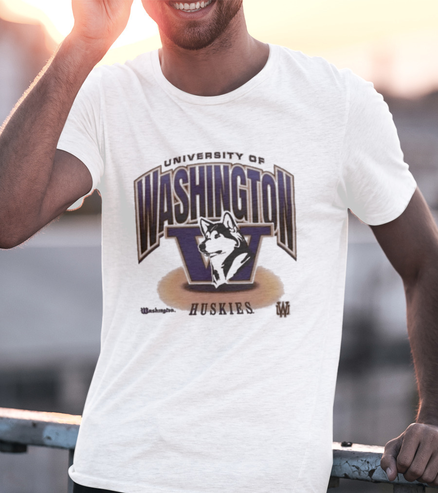 University Of Washington Huskies Sandstone Team Flex Foundation T-Shirt