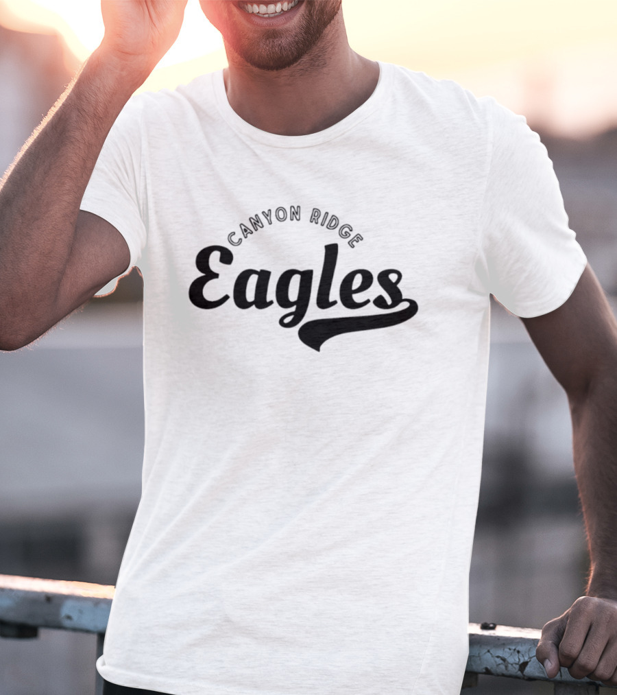 Canyon Ridge Eagles 2026 Trio Crown Arc T-Shirt