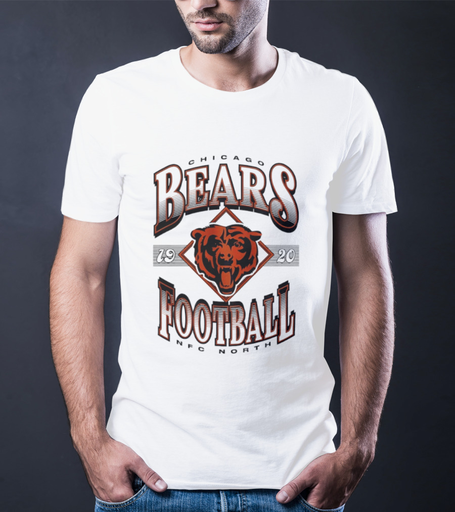 Chicago Bears 1920 Football NFC North Bear T-Shirt