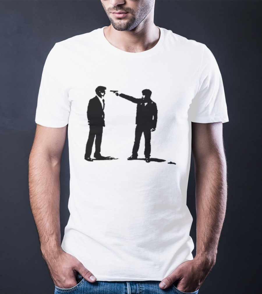 Infernal Affairs Hong Kong Crime Drama Iconic Confrontation Scene T-Shirt