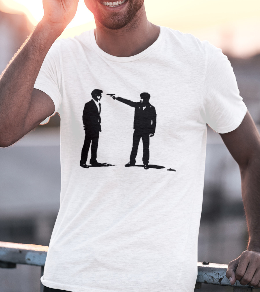 Infernal Affairs Hong Kong Crime Drama Iconic Confrontation Scene T-Shirt