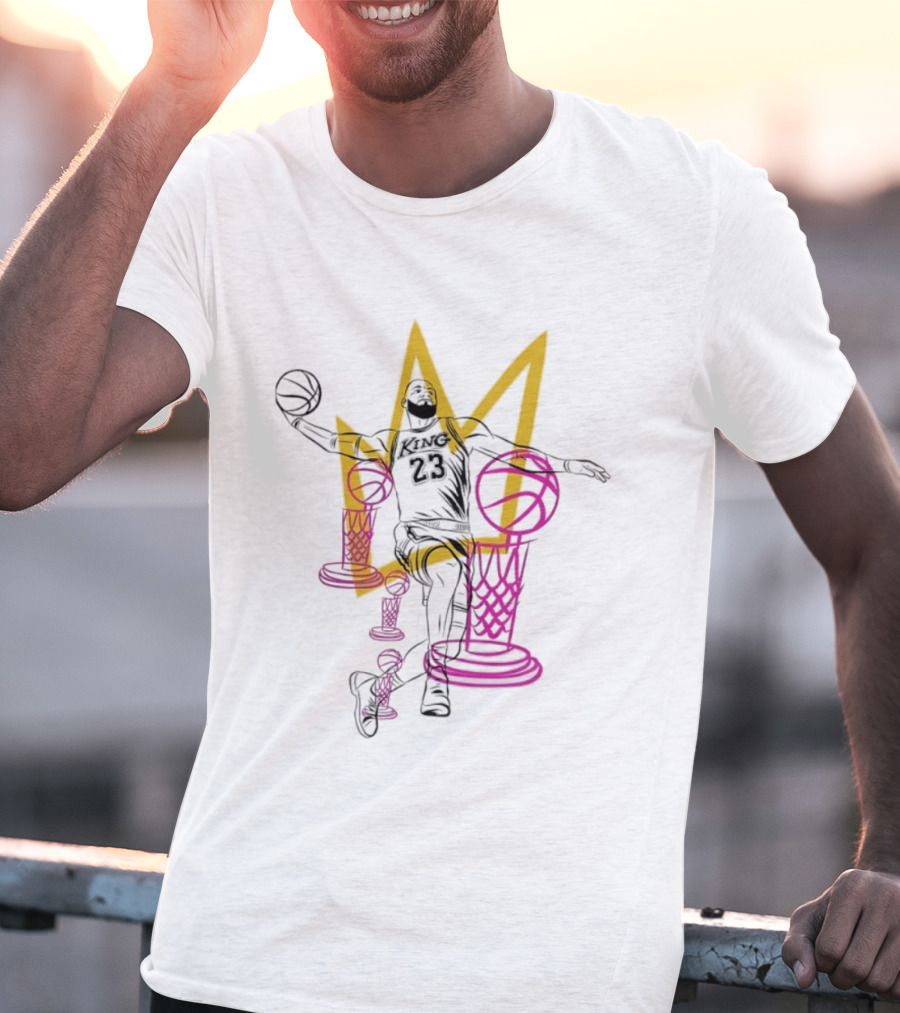 LeBron James King Of 23 Philadelphia Sixers 2026 T-Shirt