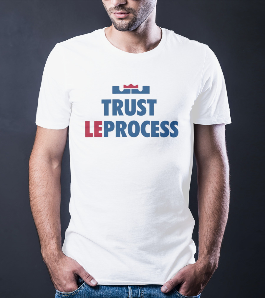 LeBron James Philadelphia 76ers Trust LeProcess Basketball T-Shirt