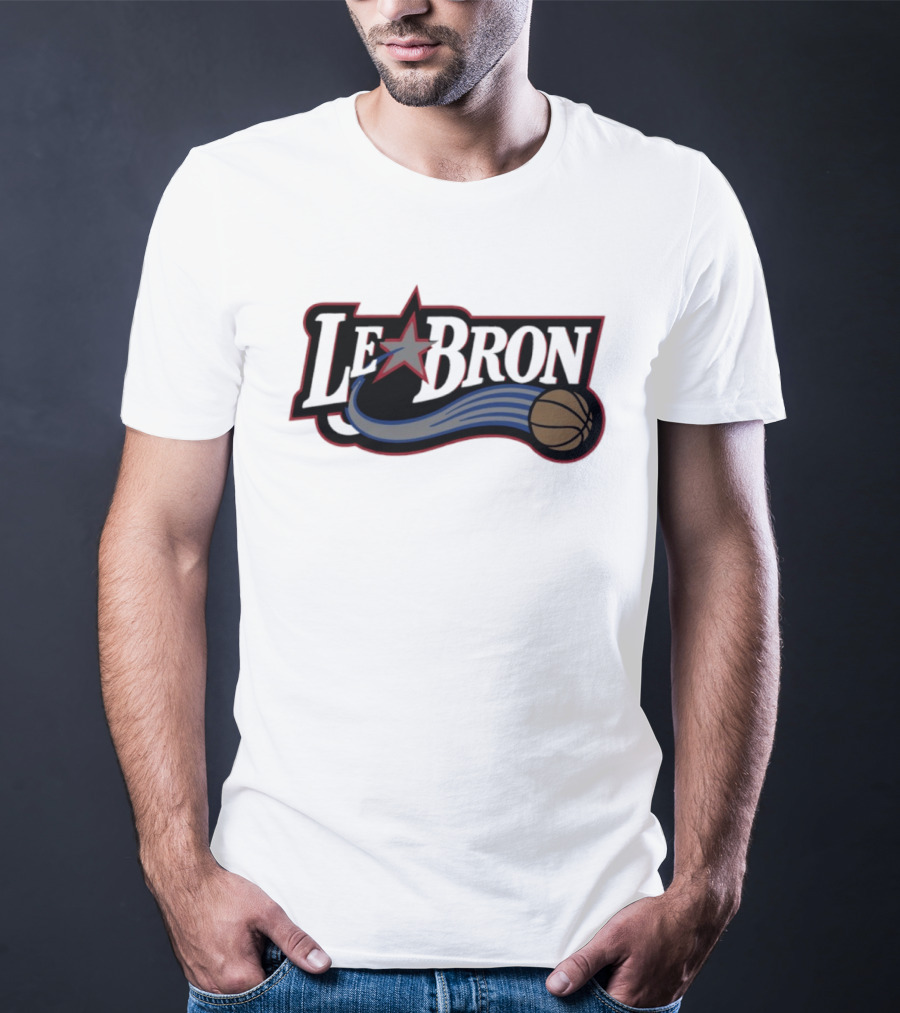 Lebron James Reimagined With Philadelphia 76ers NBA Basketball T-Shirt