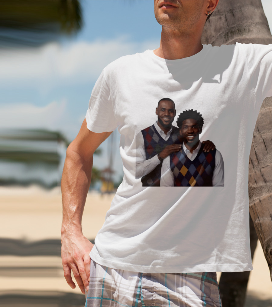 Lebron James Joel Embiid Philadelphia 76ers Step Brothers Crossover NBA Comedy T-Shirt