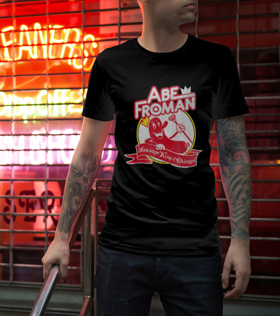 Abe Froman Sausage King Of Chicago Diamond Cane And Crown T-Shirt