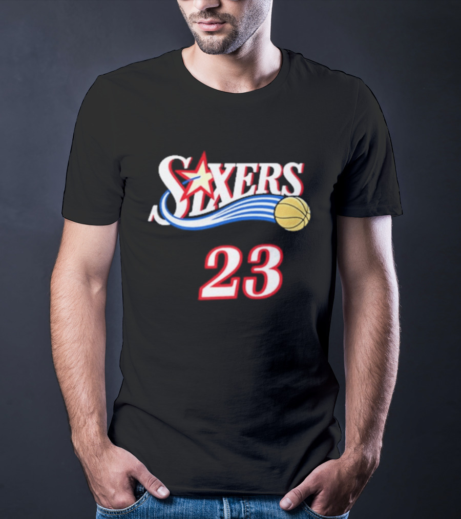 Sixers Basketball Star 23 T-Shirt