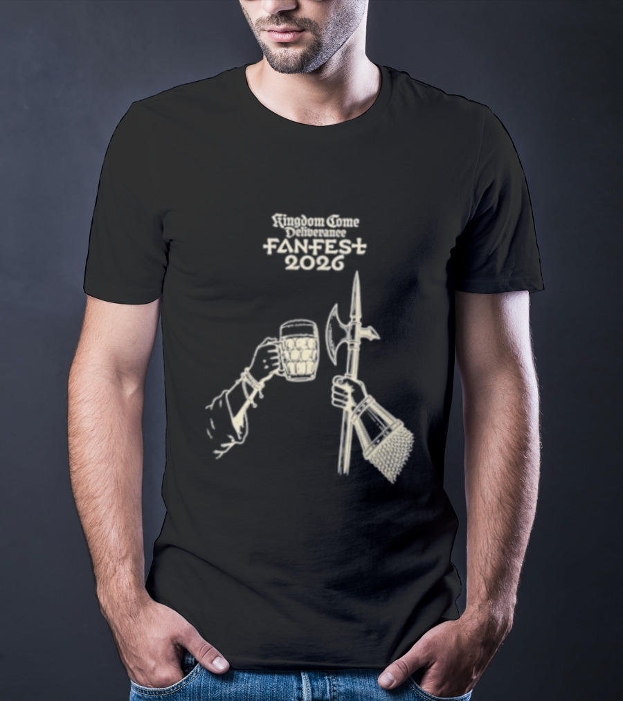 Kingdom Come Deliverance Fanfest 2026 RPG And Axe Celebration T-Shirt