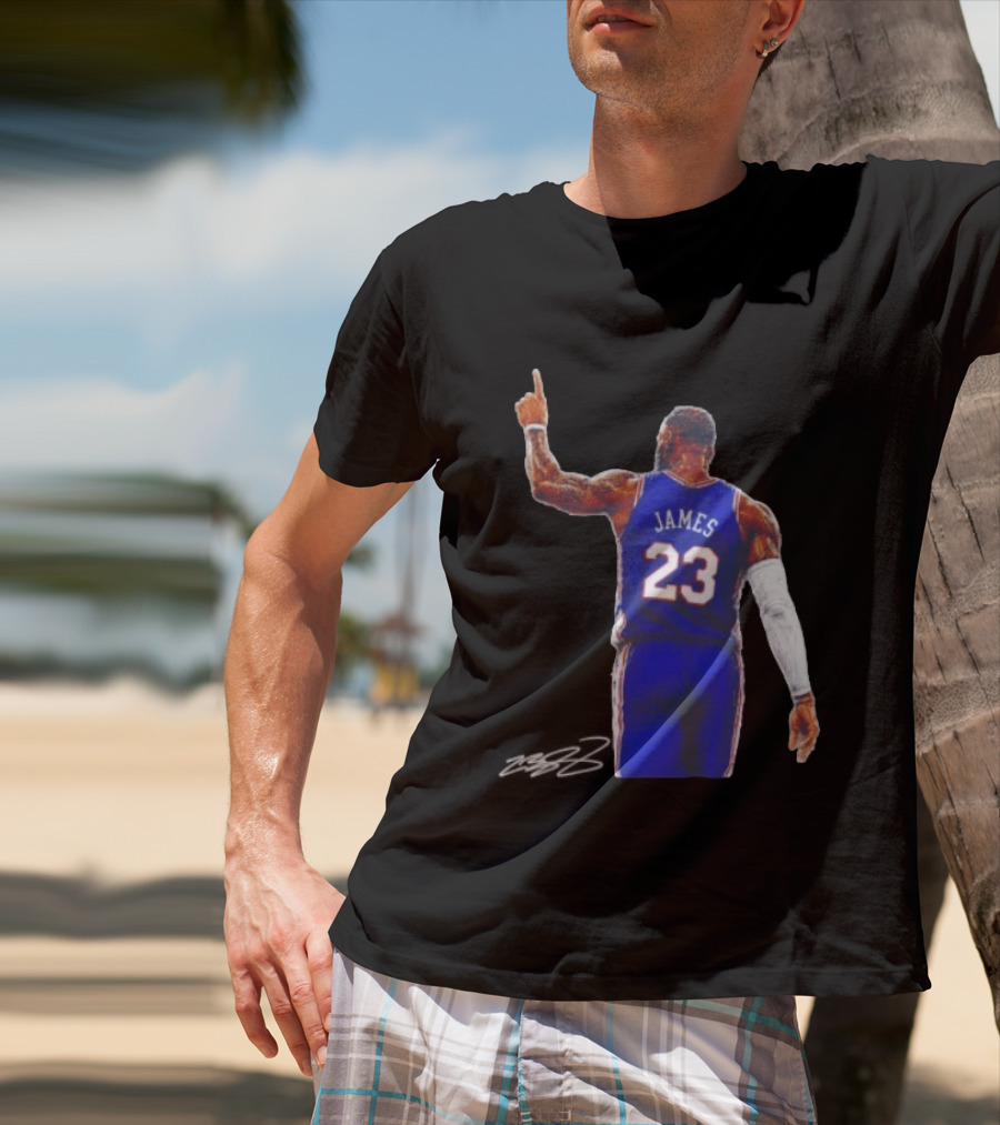 LeBron James 23 Philadelphia 76ers Jersey Iconic Basketball T-Shirt