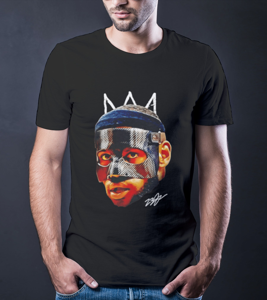 LeBron James Mask The GOAT Crown T-Shirt