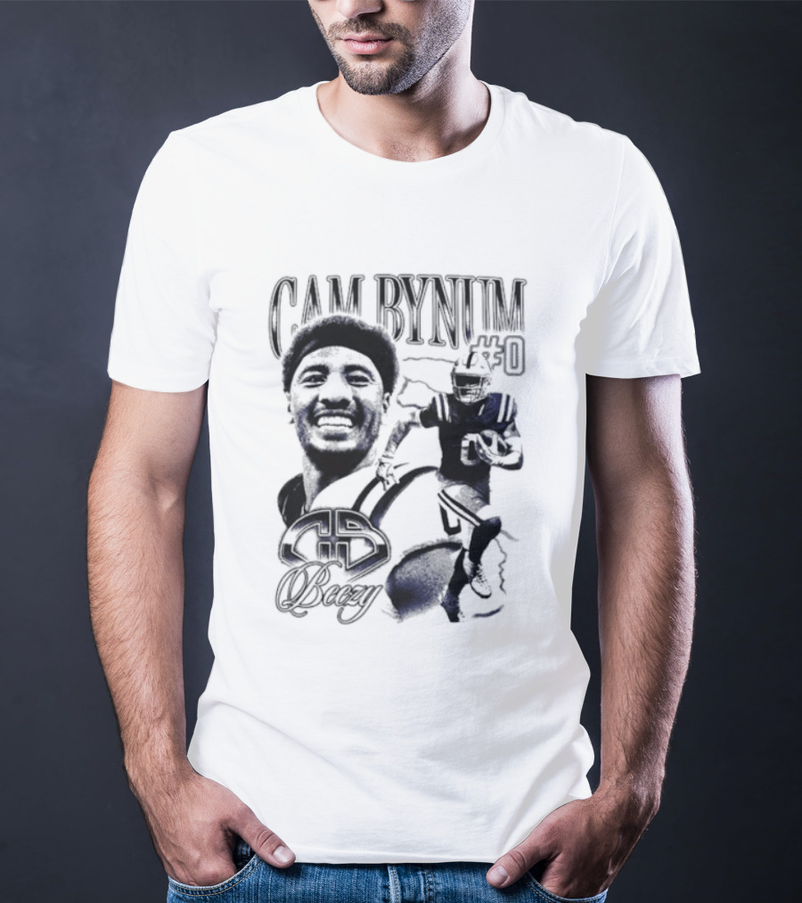Cam Bynum No 0 CB Beezy Minnesota Vikings Player T-Shirt